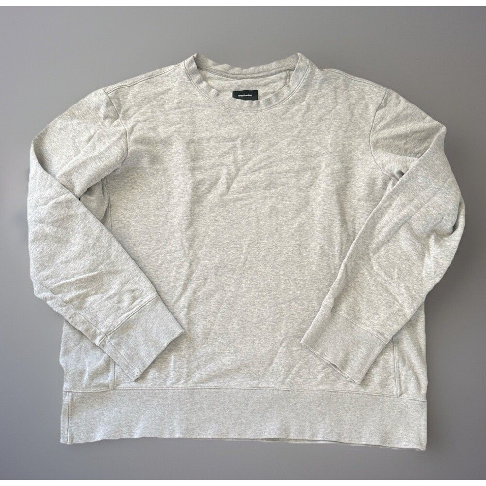 Todd Shelton Men's Sweatshirt Size L/XL Grey Crewneck Pullover Casual GUC